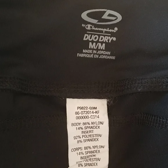 Champion Workout Pants Athletic Sportswear Compression Leggings - Picture 3 of 3